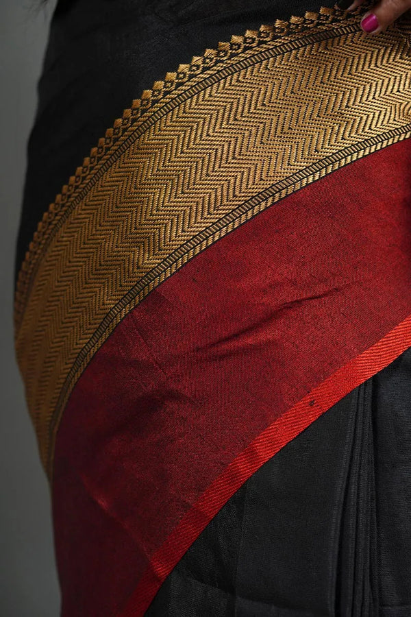 Divya Black Saree