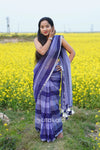 Blue Based Multicolor Mul Cotton Saree
