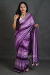 Elegant Multicolor Pastel Stripe Saree
