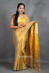 Golden Tissue Silk Saree with Elegant Pallu