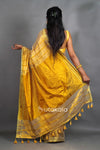 Golden Tissue Silk Saree with Elegant Pallu
