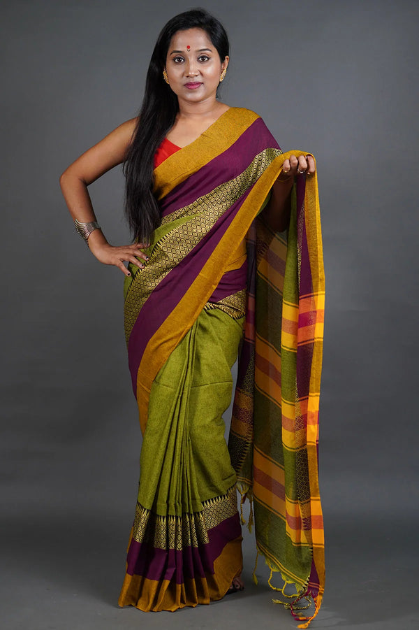 Meera Handloom Cotton Saree