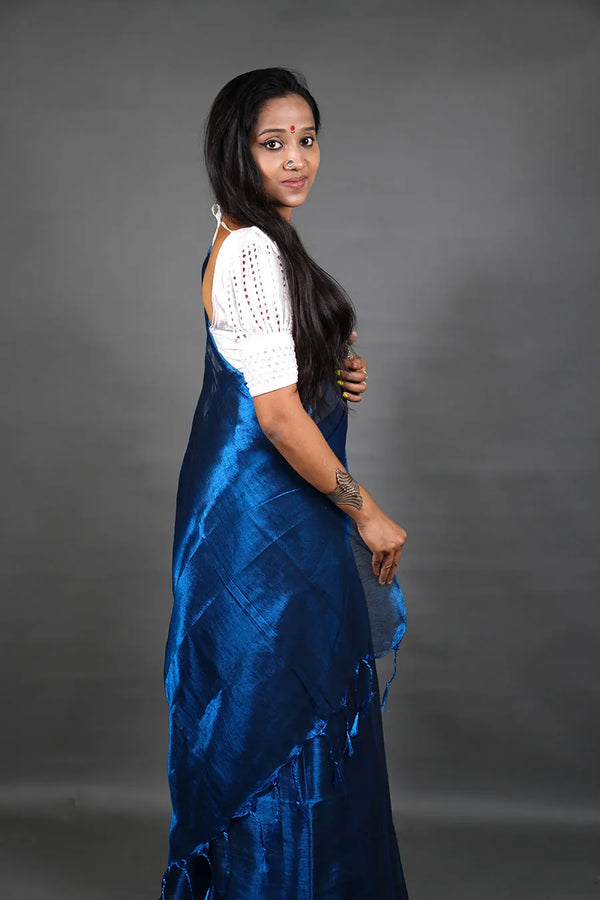 Indigoblue Handloom Tissue Saree