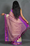 ElegantHandloom Style Saree with Pink Rich Contrast Pallu